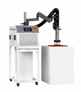 ThermalAir TA-1000A with Arm and Stand on the system